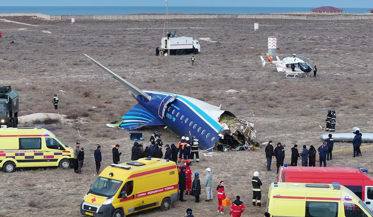 Azerbaijan Airlines flight was downed by Russian air defence system, four sources say